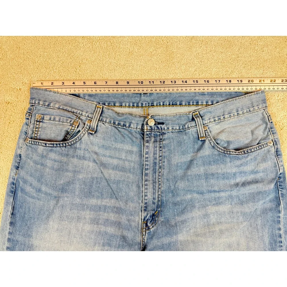 Levis 569 Mens Loose Straight Baggy Workwear Jeans Blue 44x32 Actual 42x29 #1468